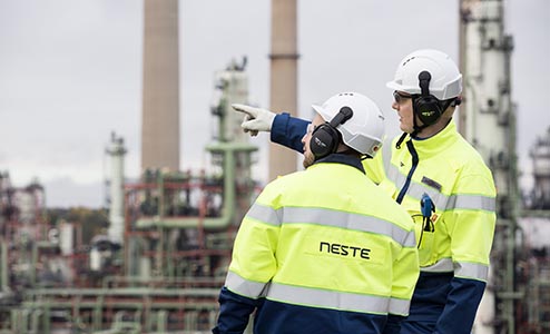 Image of Neste team for low carbon fuel 