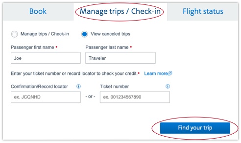 manage your trip american airlines